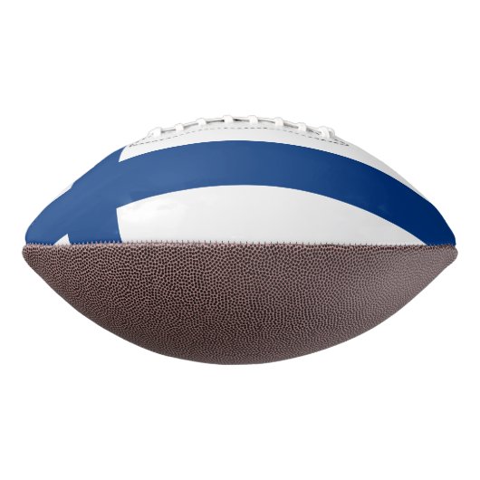 Vlag van Finland Blue Cross Suomi American Football (Gedraaid 90)