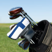 Vlag van Finland Blue Cross Suomi Golfheadcover (Insitu)