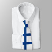 Vlag van Finland Blue Cross Suomi Stropdas (Gebonden)