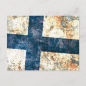 Vlag van Finland Briefkaart (Voorkant)