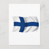 Vlag van Finland Briefkaart (Voorkant)