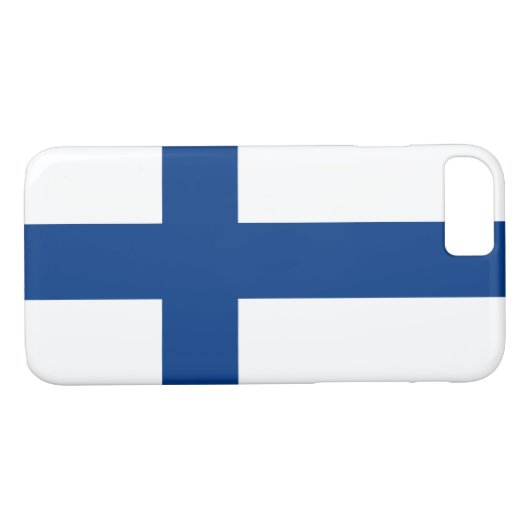 Vlag van Finland Case-Mate iPhone Case (Achterkant (Horizontaal))