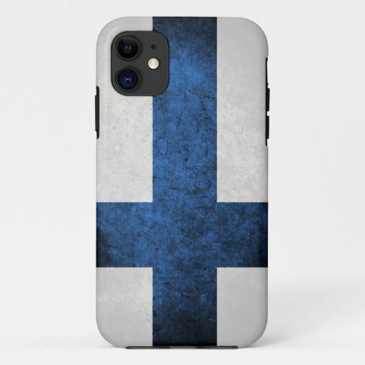 Vlag van Finland Case-Mate iPhone Case (Achterkant)