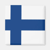 Vlag van Finland Magneet (Voorkant)