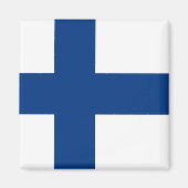 Vlag van Finland Magnet (Voorkant)
