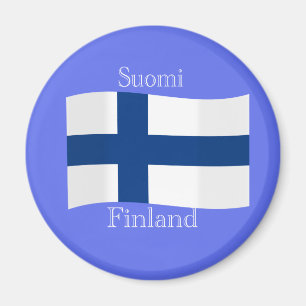 Vlag van Finland Magnet