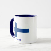 Vlag van Finland Mok (Voorkant links)