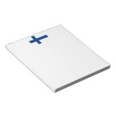 Vlag van Finland Notitieblok (Schuin)