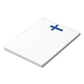 Vlag van Finland Notitieblok (Linkerzijde)