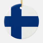 Vlag van Finland Ornament (Voorkant)