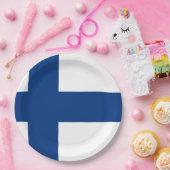 Vlag van Finland Papieren Bordje (Feest)
