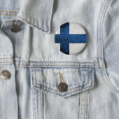 Vlag van Finland Ronde Button 5,7 Cm (In situ)