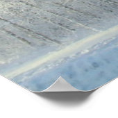 Vlag van Finland, Sneeuw bedekte dennenbomen Poster (Hoek)