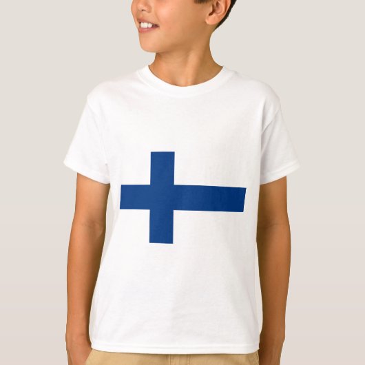 Vlag van Finland - Suomen lippu - Finlands vlagga T-shirt (Voorkant)