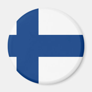 Vlag van Finland (Suomen lippu, Finse vlag) Magneet