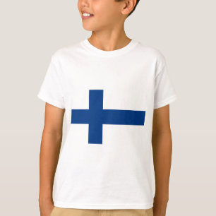 Vlag van Finland - Suomen lippu - Finse vlagga T-shirt