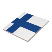 Vlag van Finland Tegeltje (Zijkant)