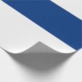 Vlag van Finse blauwe vlag Cadeaupapier (Hoek)