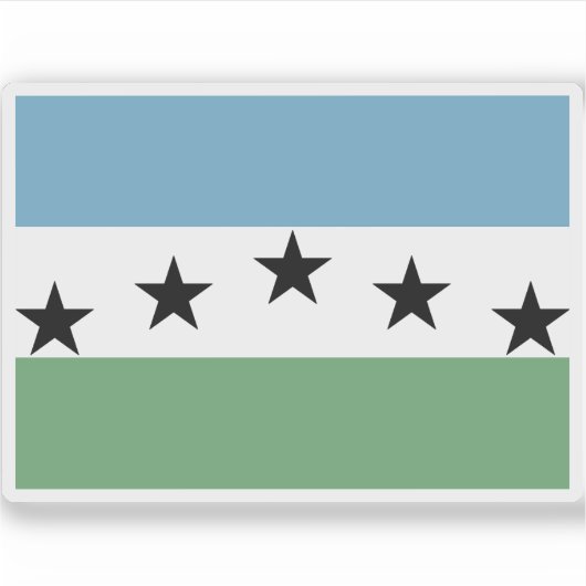 Vlag van Firestone, Colorado Sticker (Voorkant)