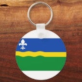 Vlag van Flevoland Sleutelhanger (Voorkant)