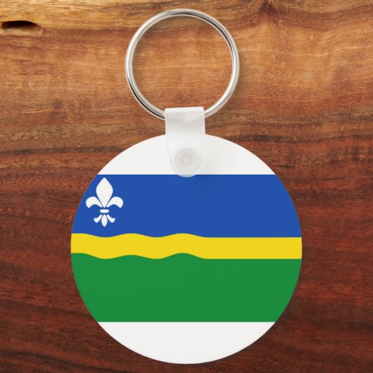 Vlag van Flevoland Sleutelhanger (Voorkant)