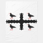 Vlag van Flintshire Fleece Blanket (Voorkant)