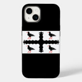 Vlag van Flintshire Hoesje-Mate iPhone Case (Achterkant)