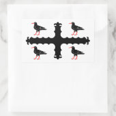 Vlag van Flintshire rechthoekige sticker (Tas)