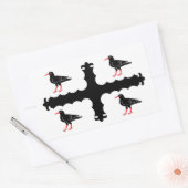 Vlag van Flintshire rechthoekige sticker (Envelop)