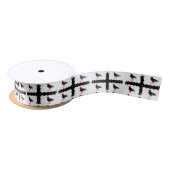 Vlag van Flintshire Satin Ribbon Satijnen Lint (Spoel)