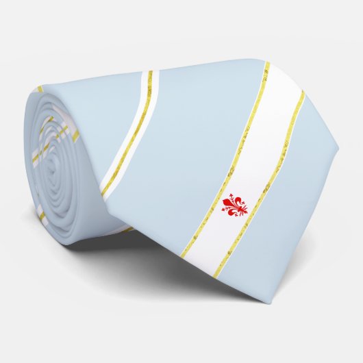 vlag van Florence strepen Stropdas (Opgerold)