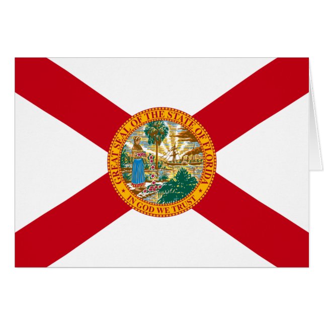 Vlag van Florida (Voorkant Horizontaal)