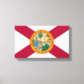 vlag van Florida Canvas Afdruk (Voorkant)