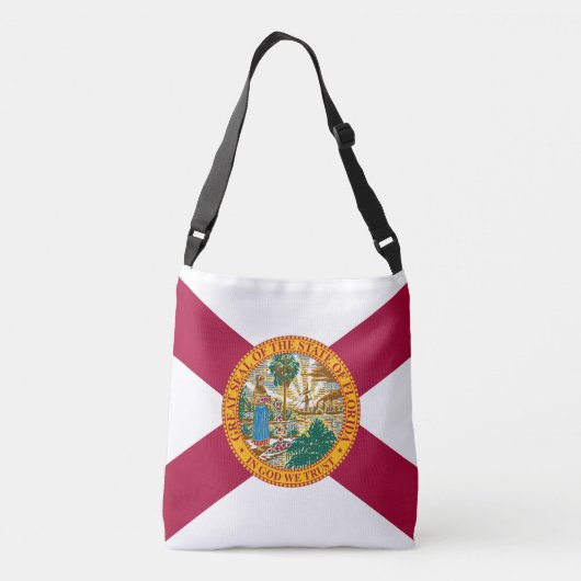 vlag van Florida Crossbody Tas (Achterkant)