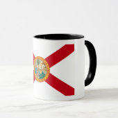Vlag van Florida: De Sunshine State van Floridians Mok (Voorkant rechts)