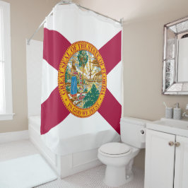 Vlag van Florida Douchegordijn