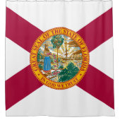 Vlag van Florida Douchegordijn (Voorkant)