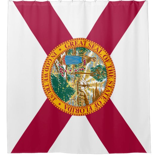 Vlag van Florida Douchegordijn (Voorkant)