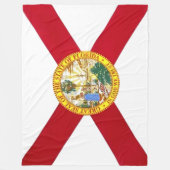 VLAG VAN FLORIDA FLEECE DEKEN (Voorkant)