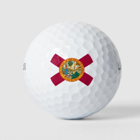 Vlag van Florida Golfballen (Voorkant)