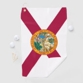 vlag van Florida Golfhanddoek (Insitu)