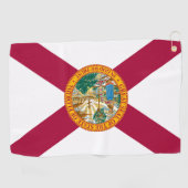 vlag van Florida Golfhanddoek (Horizontaal)