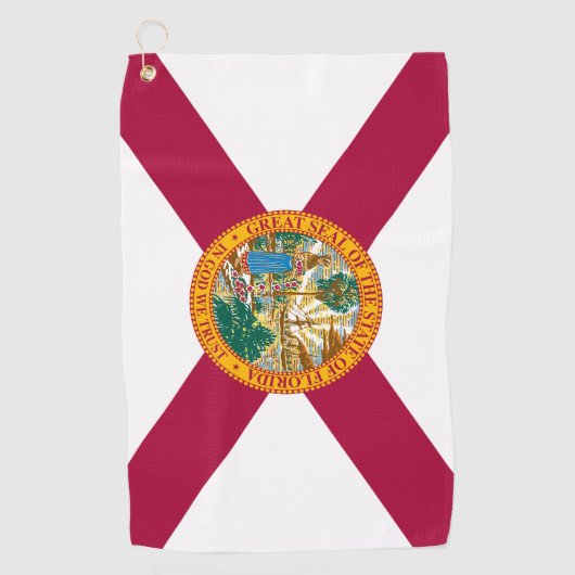 vlag van Florida Golfhanddoek (Voorkant)
