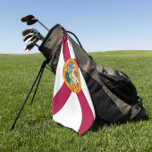 vlag van Florida Golfhanddoek (Groen)