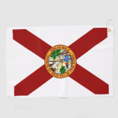Vlag van Florida Golfhanddoek (Horizontaal)