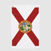 Vlag van Florida Golfhanddoek (Voorkant)