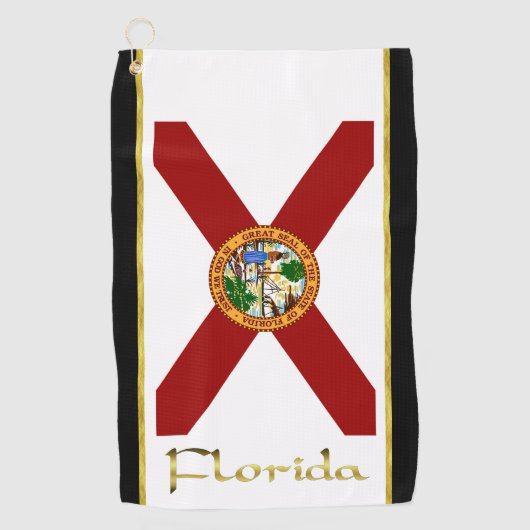 vlag van Florida Golfhanddoek (Voorkant)