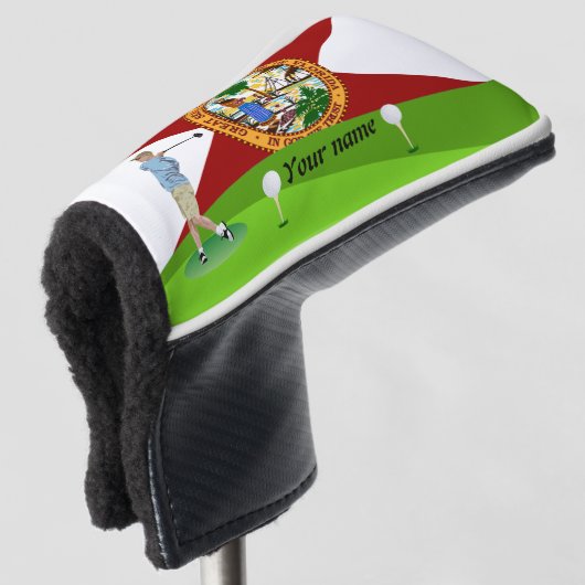 vlag van Florida Golfheadcover (3/4 voorkant)