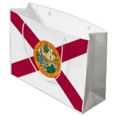 Vlag van Florida Groot Cadeauzakje (Achterkant Gekanteld)