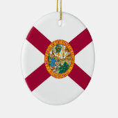 Vlag van Florida Keramisch Ornament (Rechts)